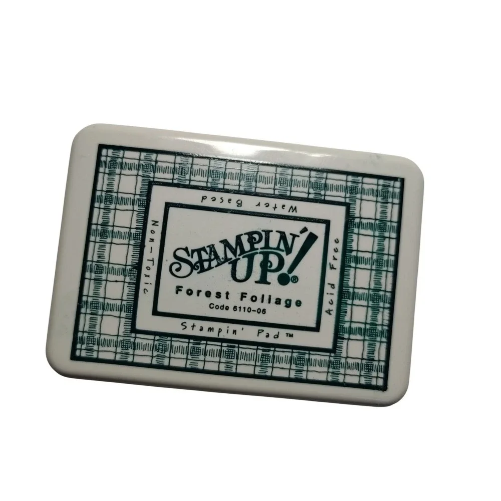 Stampin Up Forest Foliage Ink Pad Non Toxic Water‎ Based Acid Free